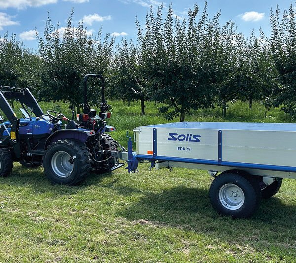 Dreiseitenkipper mit Auflaufbremse, Solis EDK 25