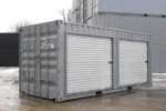 20-Fuß-Lagercontainer mit 2 Rolltoren