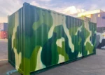 20-Fuß-Seecontainer in Tarnoptik – Bild 2
