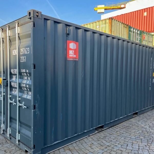 20-Fuß-Seecontainer RAL 7016