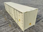 40-Fuß-Seecontainer mit hoher Ladekante und offener Seite – Bild 3