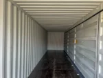 40-Fuß-Seecontainer mit hoher Ladekante und offener Seite – Bild 5